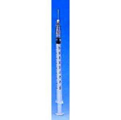 Εικόνα της Σύριγγες 1cc Ins 27gx1/2 Pp  U100 Αποσπ. 3μερών