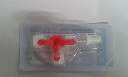 Εικόνα της Στροφ. 3way Stop Cock Ll Κόκκινα