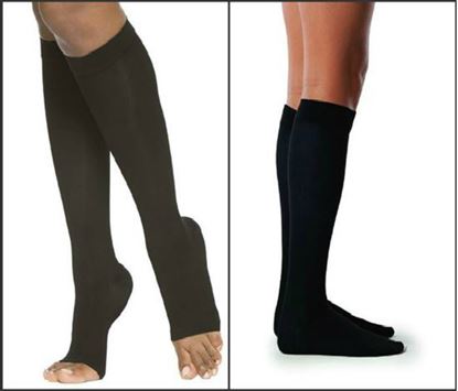 Εικόνα της Jobst  Opaque Μέχρι Το Γόνατο Ανοιχτά ή Κλειστά  Δάχτυλα 