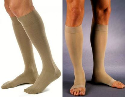 Εικόνα της Jobst For Men  Μέχρι Το Γόνατο Ανοιχτά ή Κλειστά Δάχτυλα