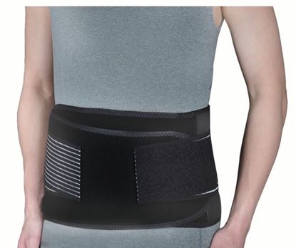 Εικόνα της Ζώνη Οσφύος Neoprene Με Μπανέλες One Size 